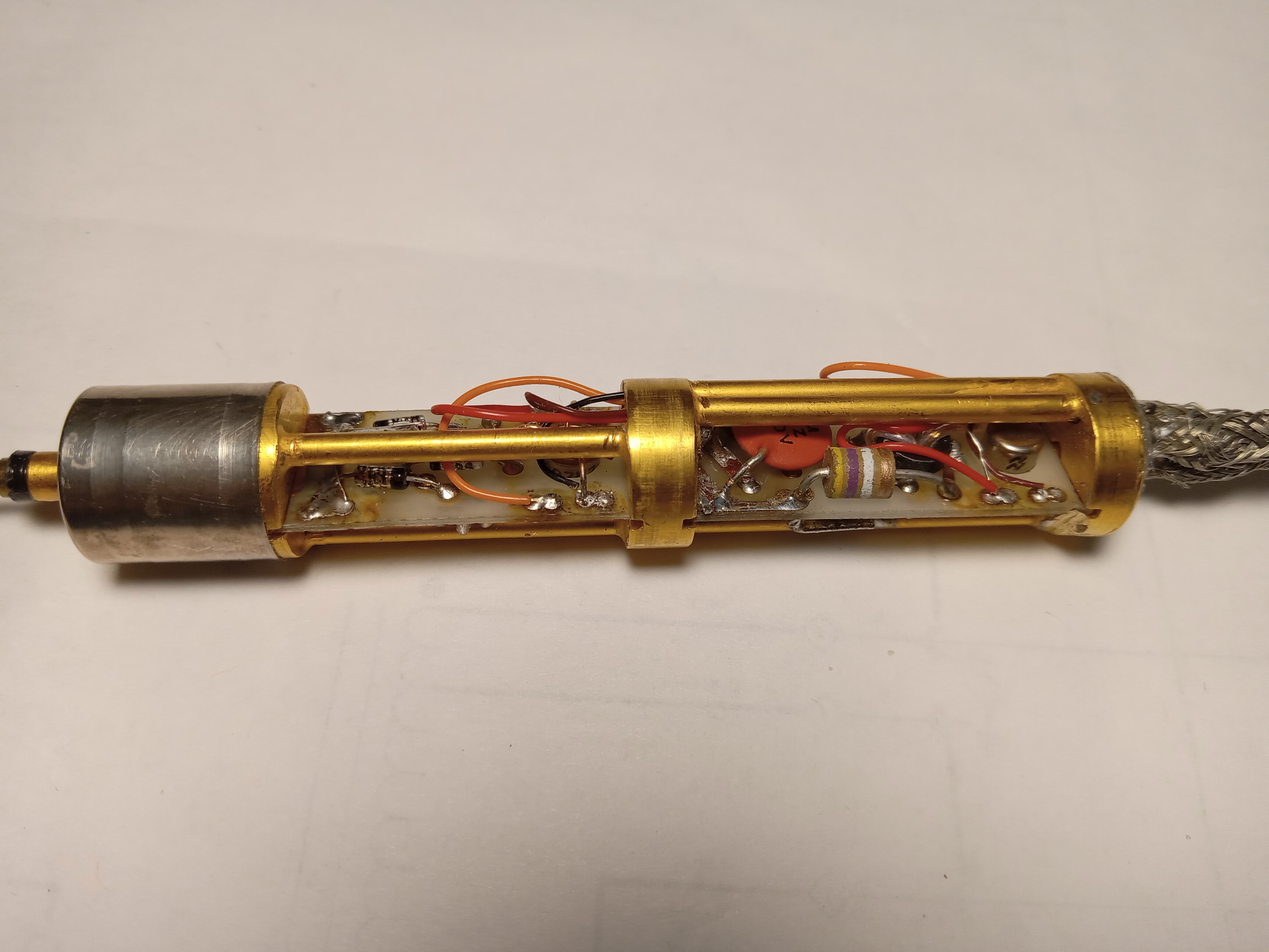 photo of probe construction